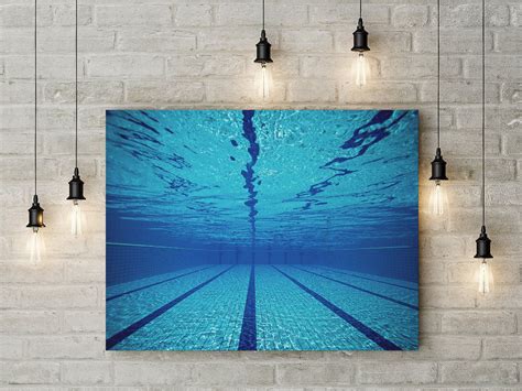 Swimming Pool Swimmers T Canvas Wall Art Swimmers T Etsy Pool Art Swimming Pool Art