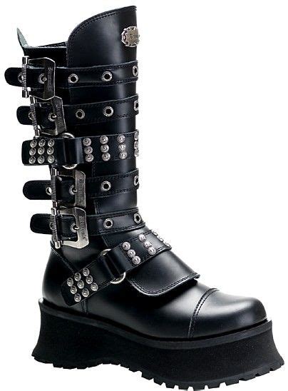demonia ravage 302 steampunk boots gothic boots leather boots women