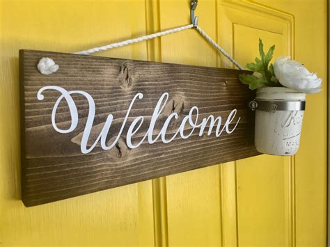 Beautifying Your Home With Wooden Welcome Signs For Your Front Door