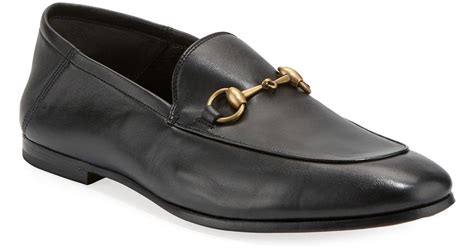 Gucci Brixton Leather Moccasins In Black Brown For Men Save 27 Lyst