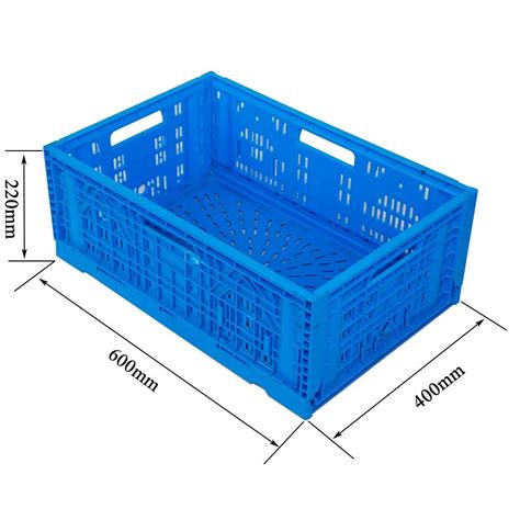 Plastic Cratefoldable And Collapsible Mesh Plastic Crates For Fruit