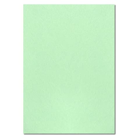 50 Green A4 Sheets Mint Green Paper 297mm X 210mm