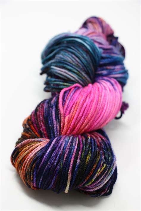 Yarn Snob Worsted Weight Hand Dyed Merino Yarn In Happiness At Fabulous