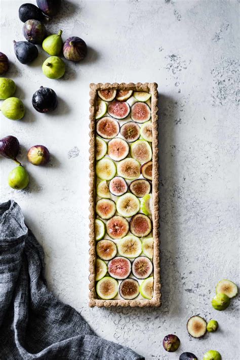 Ginger Fig Tart With Chestnut Almond Crust Vegan And Gluten Free The