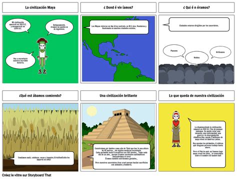 Les Mayas Storyboard By Augustinmaillet