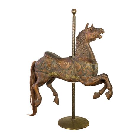 At Auction A Gustav Dentzel Carved Carousel Horse