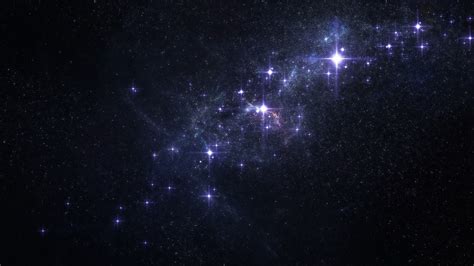 Violet Stars On Black Sky Hd Space Wallpapers Hd