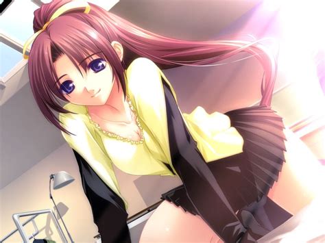 Shinonome Kazuhiko Kirishima Mizuki Aneimo Game Cg 00s 1girl Hair