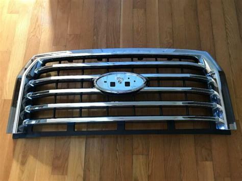 2015 2016 2017 Ford F150 F 150 Chrome Grille Grill Genuine Oem 15 16 17