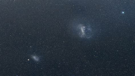 Large Magellanic Cloud And Small Magellanic Cloud In Visib Flickr