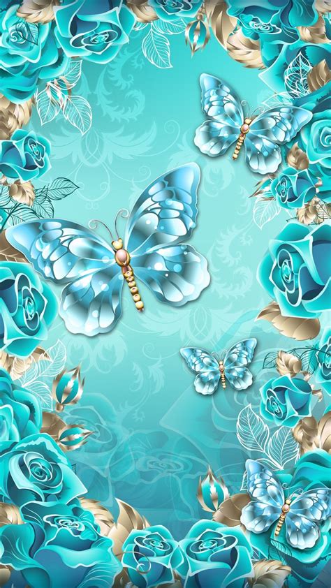 Teal Butterfly Wallpapers Top Free Teal Butterfly Backgrounds