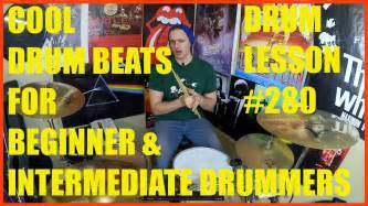Fun Cool Beginner To Intermediate Drum Beats Drum Lesson 280 Youtube