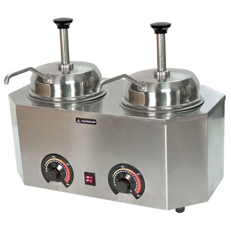 Paragon 2029b Pro Deluxe Dual 3 Qt Warmer With 2 Spouts 120v 1000w