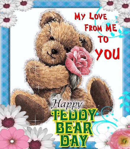 Teddy Bear Day Cards Free Teddy Bear Day Wishes Greeting Cards 123