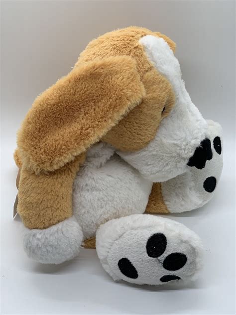 Cozy Hugs Plush Puppy Dog Stuffed Toy For Microwave Freezer