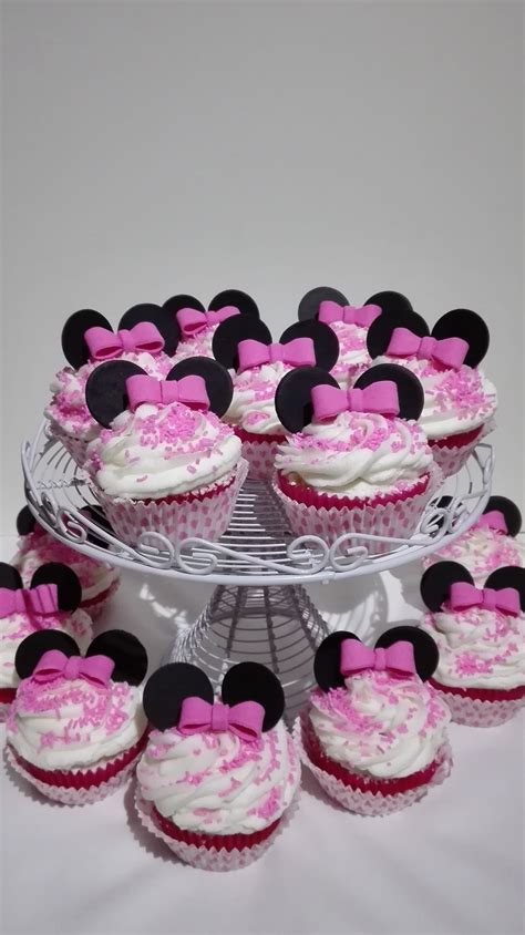 Minnie Mouse Cupcakes By Sweet Designs Minnie Mouse Cupcakes 1st