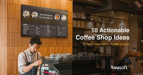 Digital Menu Board For Coffee Shop 10 Ideas You Must Know