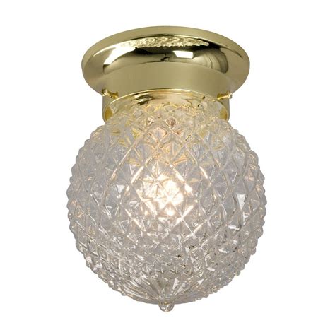 Shop ceiling lights top brands at lowe's canada online store. Galaxy Lighting D61035PB 6-in Flush Mount Ceiling Light ...
