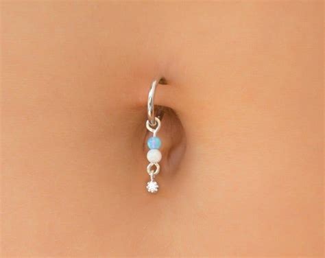 Simple Loop Belly Button Ring Minimal Body Jewelry Piercings Sizes 20