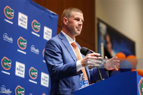 head coach billy napier of the florida gators speaks during a press news photo getty images