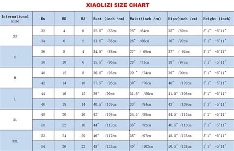 International Size Guide And Measuring Guide Ubicaciondepersonascdmx
