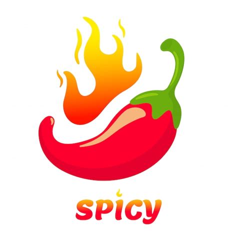 Premium Vector Vector Chili Peppers That Are Hot Until The Fire Burns