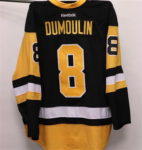 The penguins might play a pivotal game 2 against the islanders without two of their most. Brian Dumoulin Pittsburgh Penguins "Jerseys For Warmth" Game-Used Jersey & VIP Meet & Greet ...