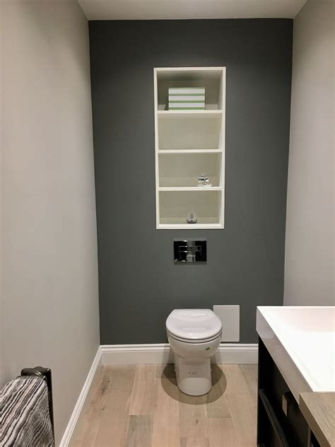 Cloakroom Painted With Farrow And Ball Ammonite And Plummet For The