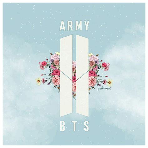 Bts Army Logo With Flowers Bts 2020