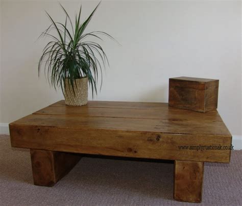 10 Collection Of Rustic Oak Coffee Table The Great
