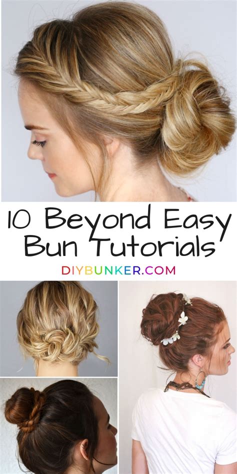 Step By Step Bun Hairstyles With Pictures