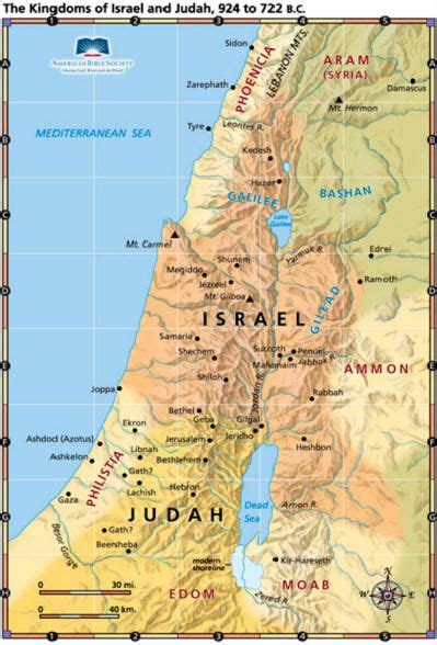Supplementary information for the history in the bible podcast. Milcom God | Map of Israel and Judah | Seek the Kingdom of God | Pinterest | Israel, God and Maps