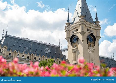 View Of The Palace Of Culture In Iasi Romania Stock Image Image Of