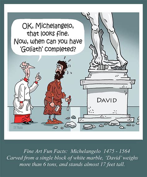 Michelangelo Fun Fact Digital Art By D T Walsh Pixels