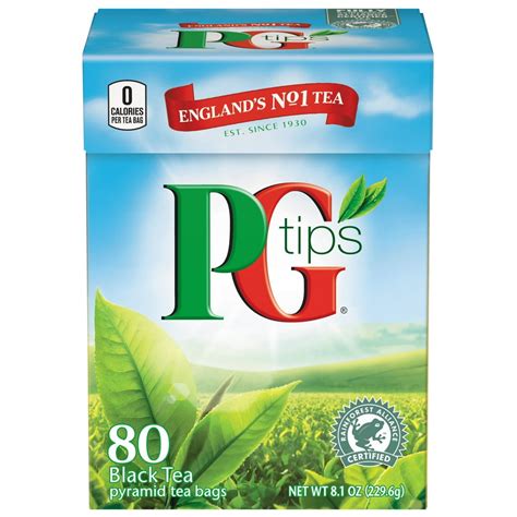 Pg Tips Pyramid Bags Premium Black Tea 80 Ct