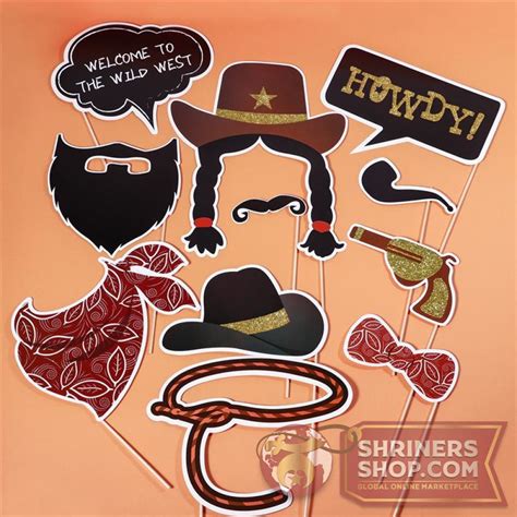 Western Party Photo Booth Props