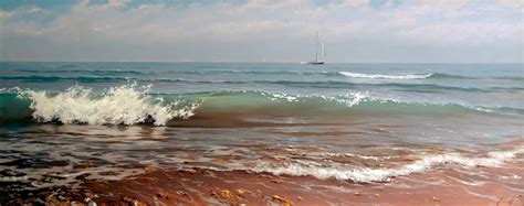 Wave 1 Alexey Adamov Marine Painting Wave Painting Albert Bierstadt