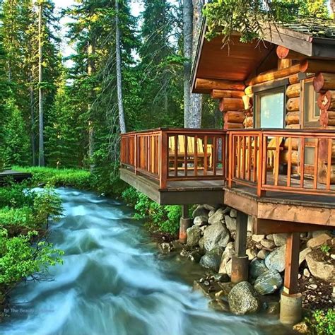 The Beauty Of Nature Log Cabin Homes Cabins In The Woods Cabins And