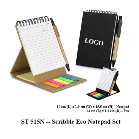 St 515n Scribble Eco Notepad Set Twinlink Services Corporate