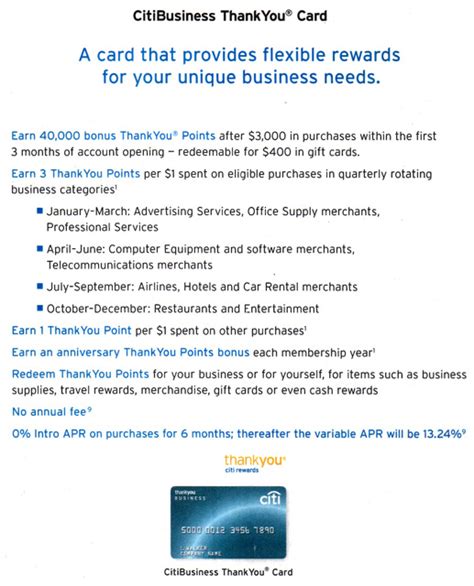 Check spelling or type a new query. The Citibank ThankYou Business Card - The Frequent Miler