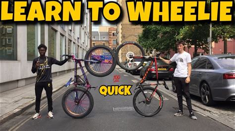 It is easier to get the front wheel to come up. HOW TO WHEELIE (ANY) BIKE!!! - YouTube