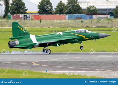 Pakistan Air Force Jf 17 Thunder Fighter Jet Airplane Editorial Image