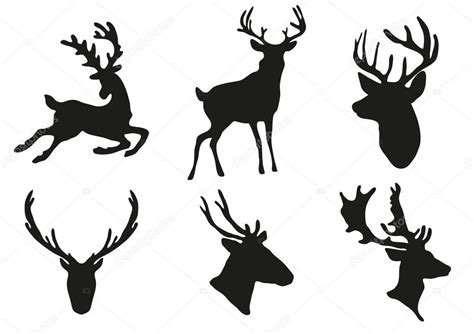 Deers Silhouette Stock Vector Image By ©pressmaster 11697612