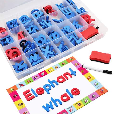 China Wooden Magnetic Letter Set Toy With Double Sided Magnetic Board