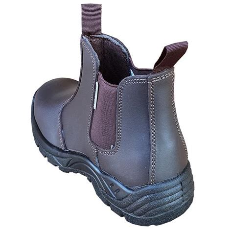 Pinnacle Austra Safety Boots Chelsea Brown Pinnacle Welding Online