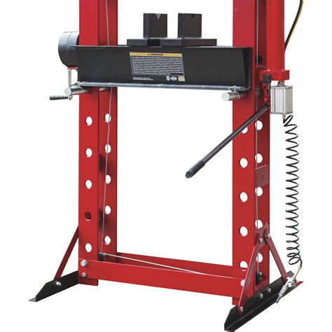 Strongway 40 Ton Pneumatic Shop Press With Gauge And Winch Tool Store