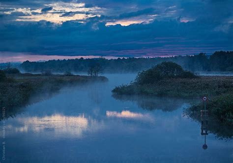 Morning Mist On The River By Photographer Christian B River Mists