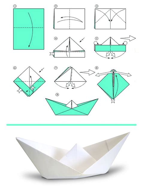 Как сделать кораблик из бумаги - пошаговая инструкция