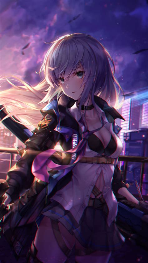 Wallpapers in ultra hd 4k 3840x2160, 1920x1080 high definition resolutions. 2160x3840 Anime Warrior Girl With Sword 5k Sony Xperia X,XZ,Z5 Premium HD 4k Wallpapers, Images ...