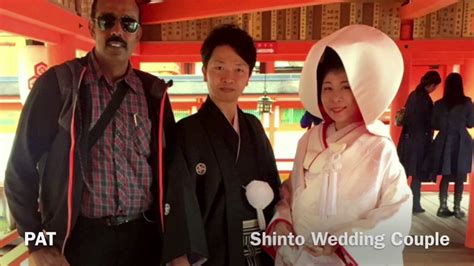Shintos Worship And Wedding Ceremony At Itsukushima Shrine Youtube